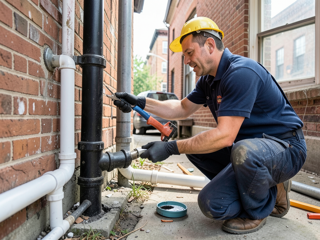 Is it worth upgrading to a cast iron drain pipe for a quieter home in Midtown?