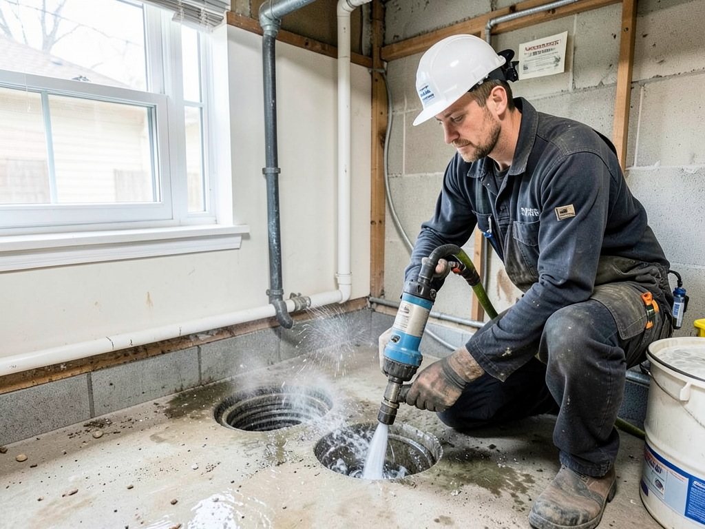 Keeping the floor drains clear in your whitehaven