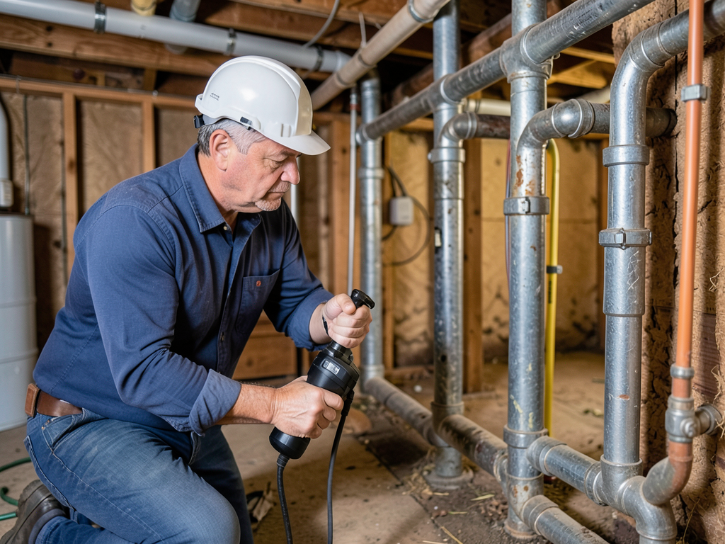 Replacing old pipes with modern whole home repipin