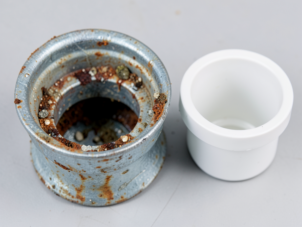 Should you replace your old metal drain traps with PVC in your Oakhaven rental?